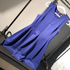 Blue dress. Perfect for an event.
